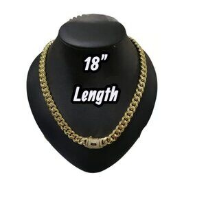 Monaco Necklace 18" 6mm Style Jewelry Women Luxury Accessory - Stainless Steel